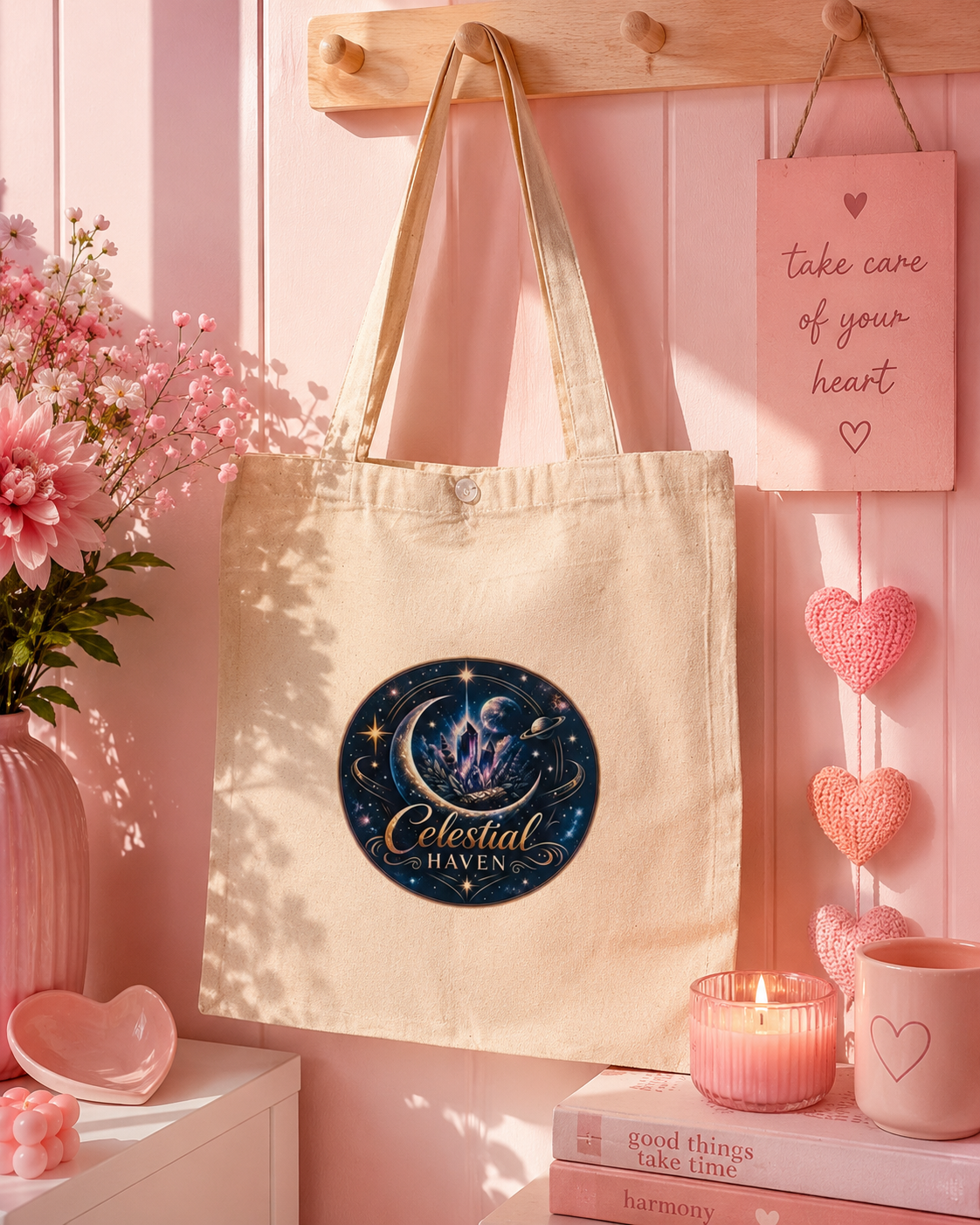 Custom Photo or Logo Tote Bag | Pretty Little Totes