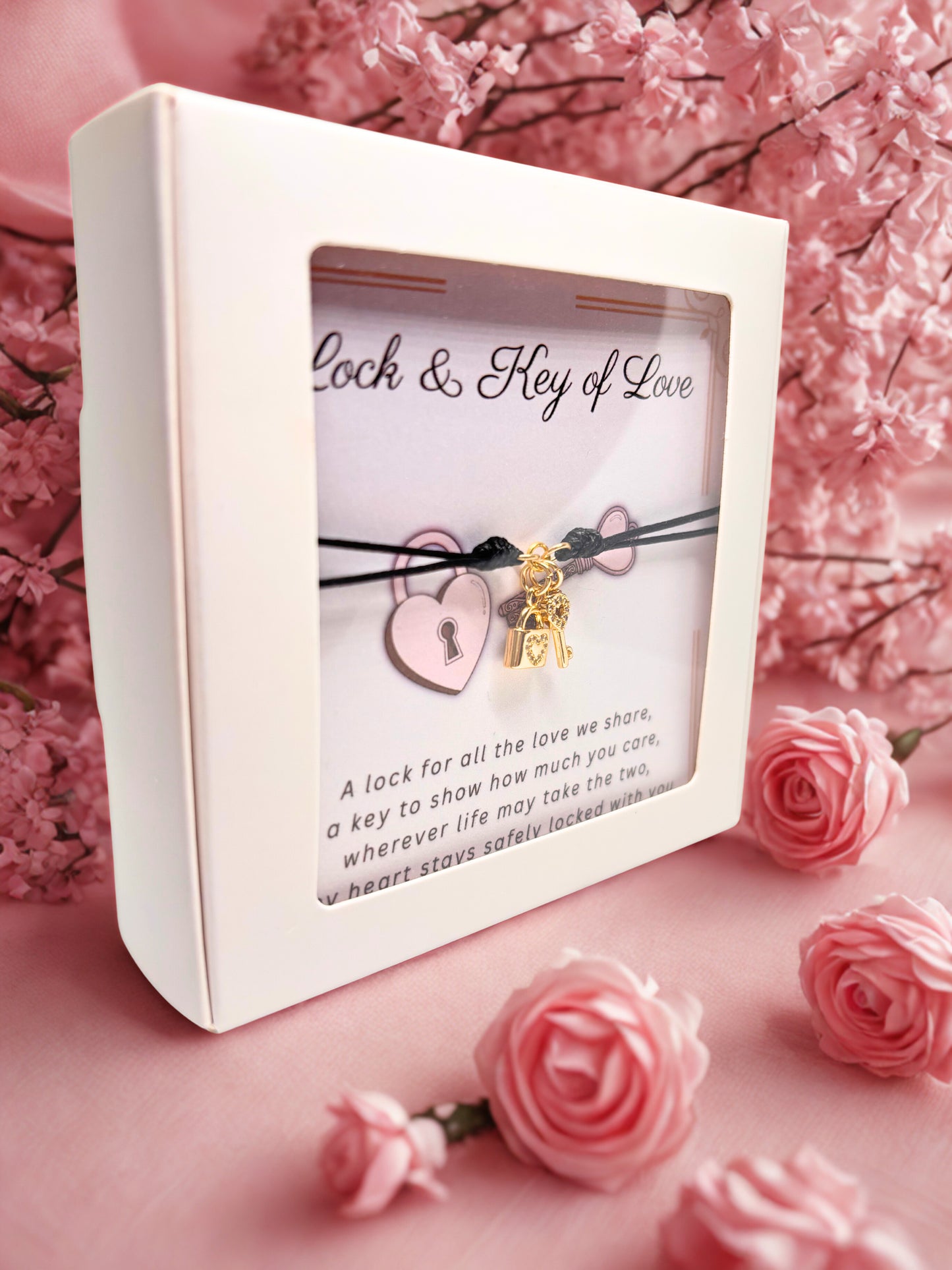 Lock & Key – You Hold the Key Charm Bracelet
