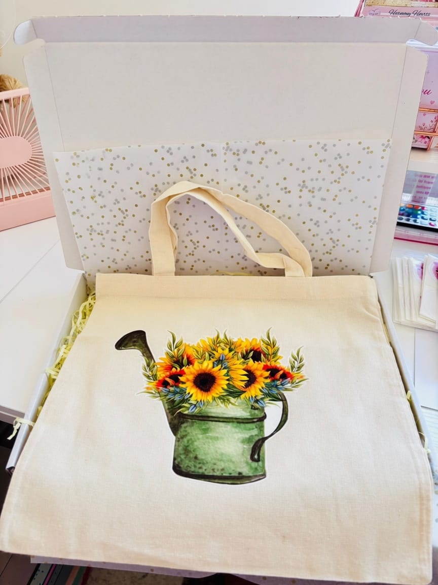 Pretty Little Mini Tote Bag – Sunflower Design