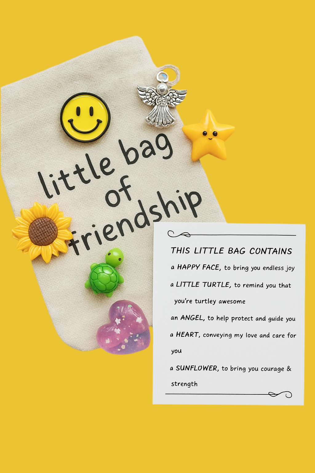 Little bag of friendship keepsakes