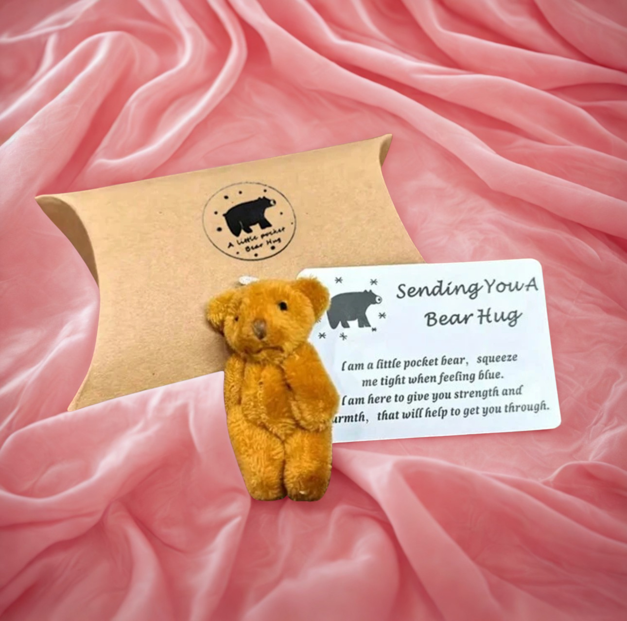 Little Pocket Mini Bear Hug — A Thoughtful Gift of Comfort & Love