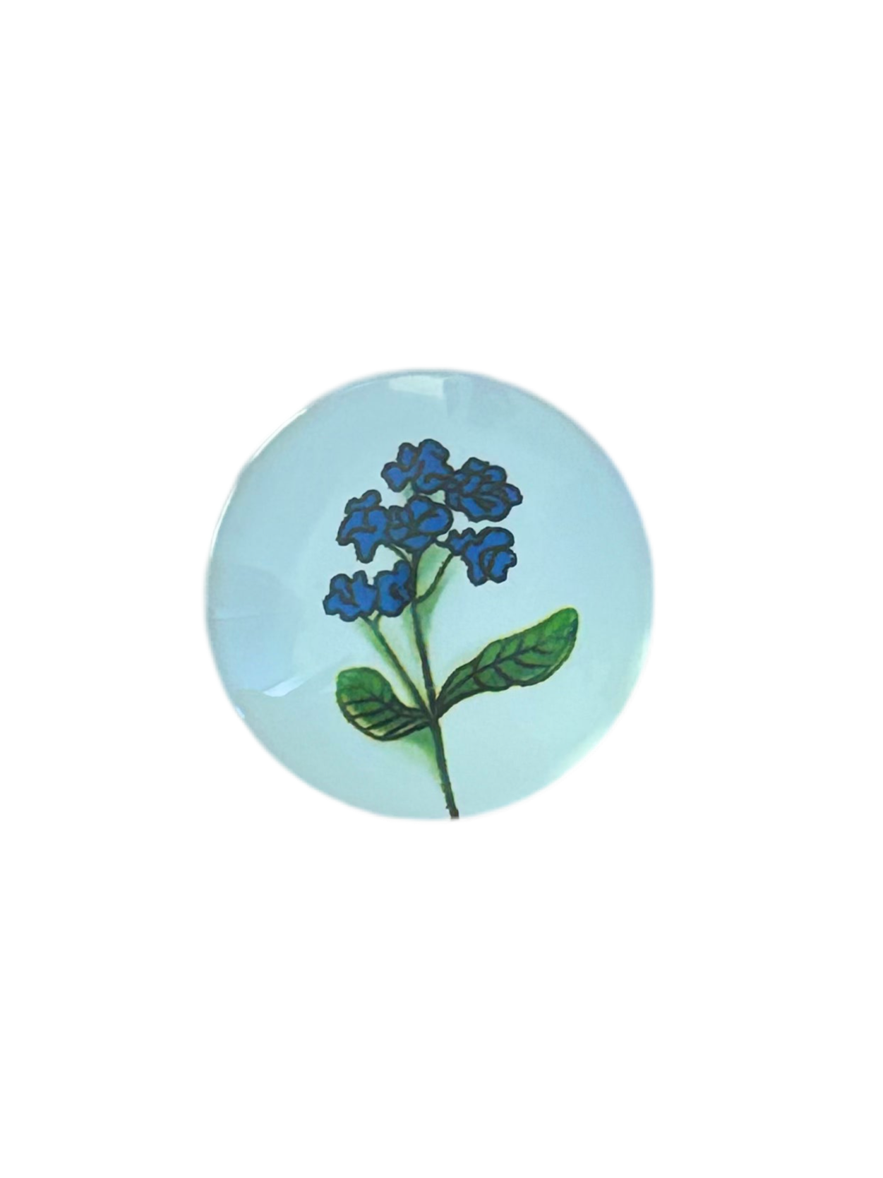 Forget me not pocket hug charm
