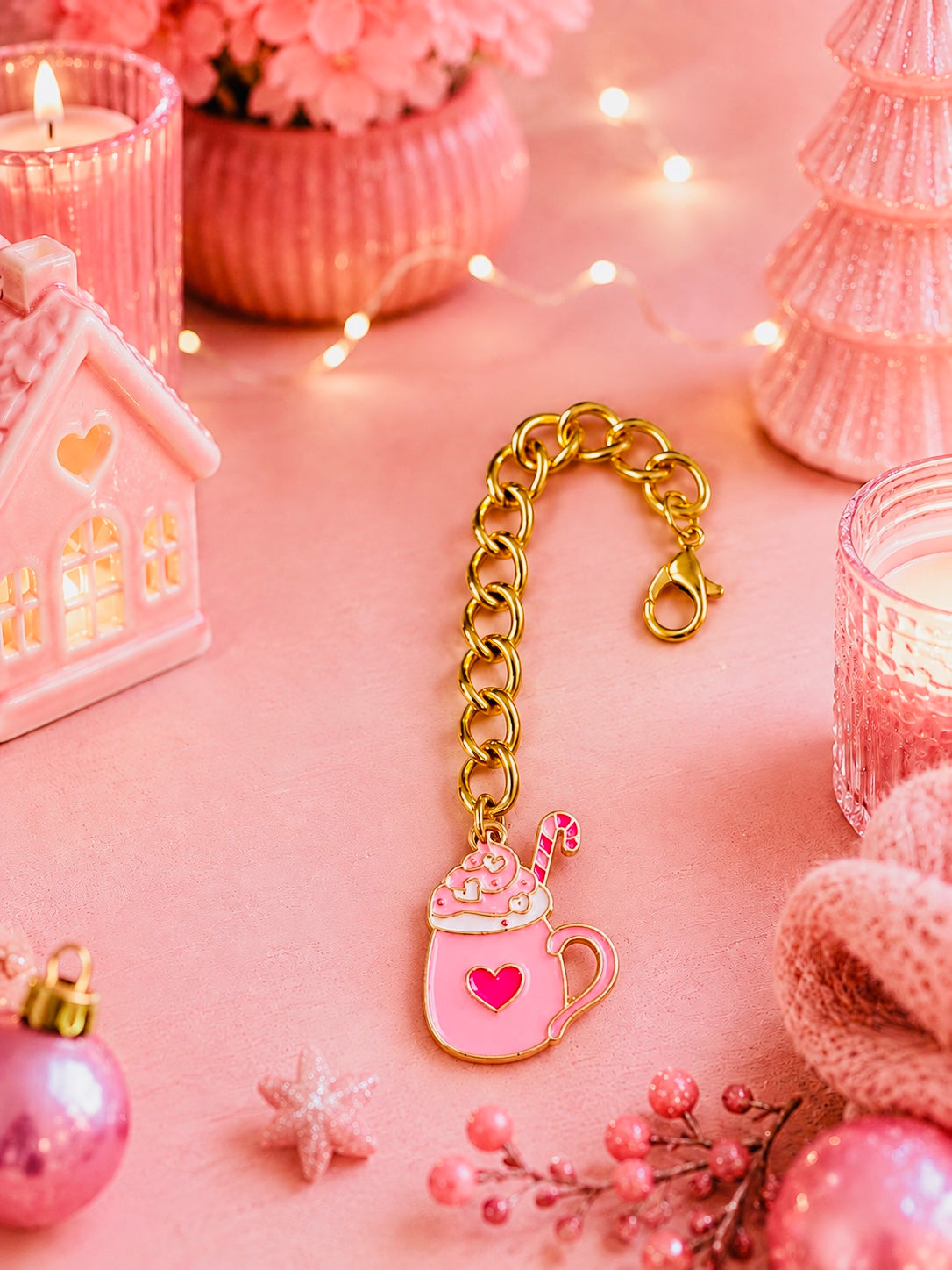 Seasonal Sips Glass Charms | Clip-On Decorative Charms for Latte Glasses & Tumblers