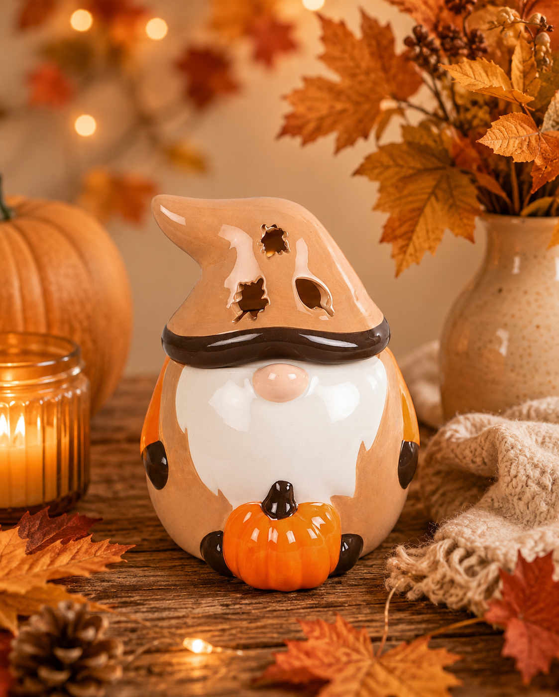 Autumn themed gonk oil warmer