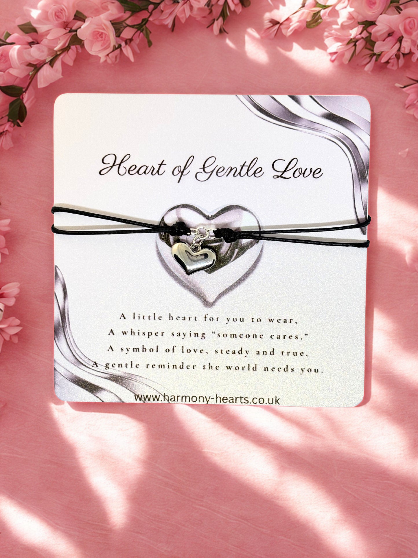 Heart of Gentle Love Bracelet – Gold or Silver Finish