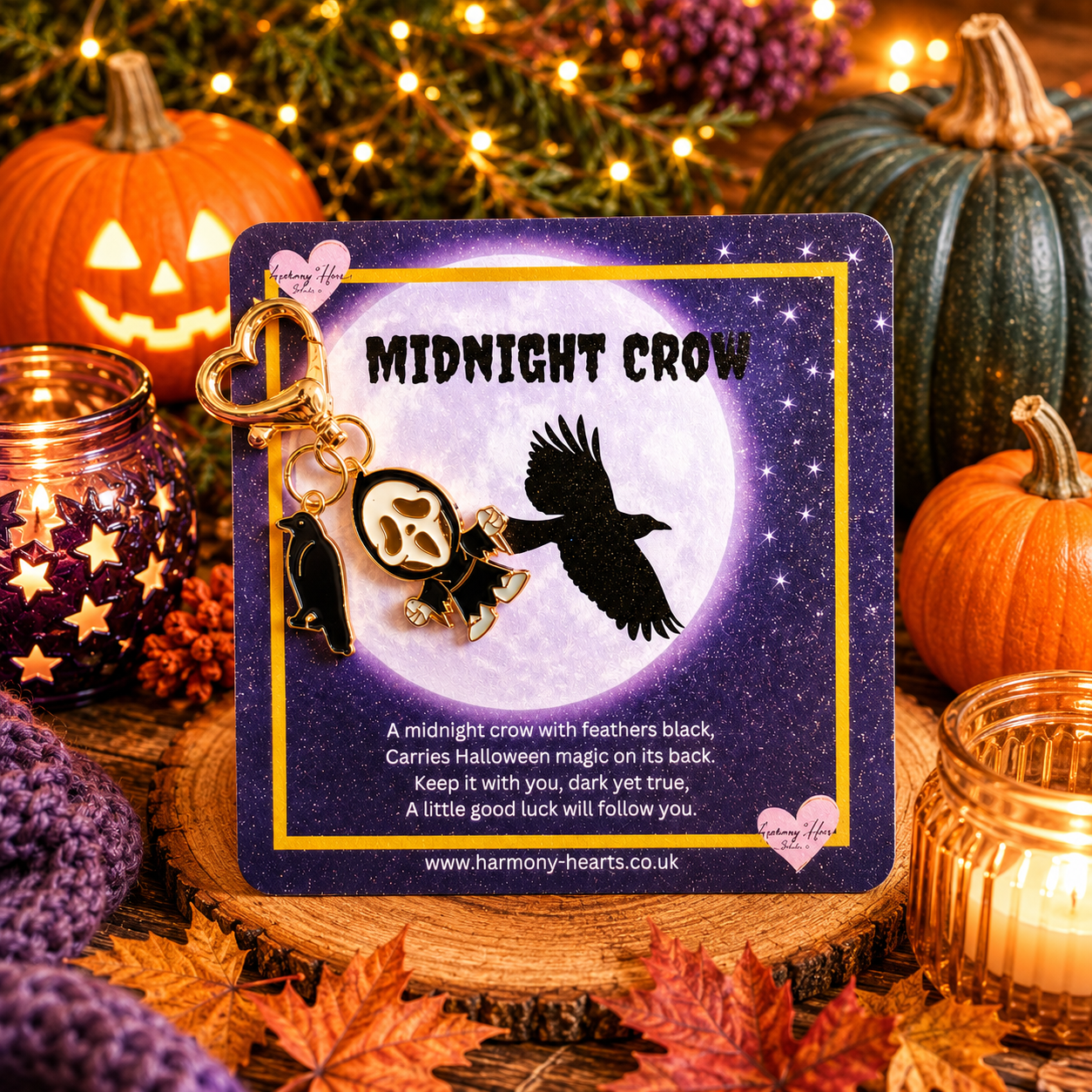 Halloween Keyring – Spooky Gift Keepsake | Harmony Hearts