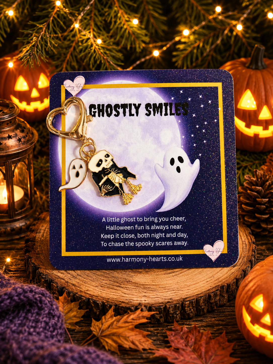 Halloween Keyring – Spooky Gift Keepsake | Harmony Hearts