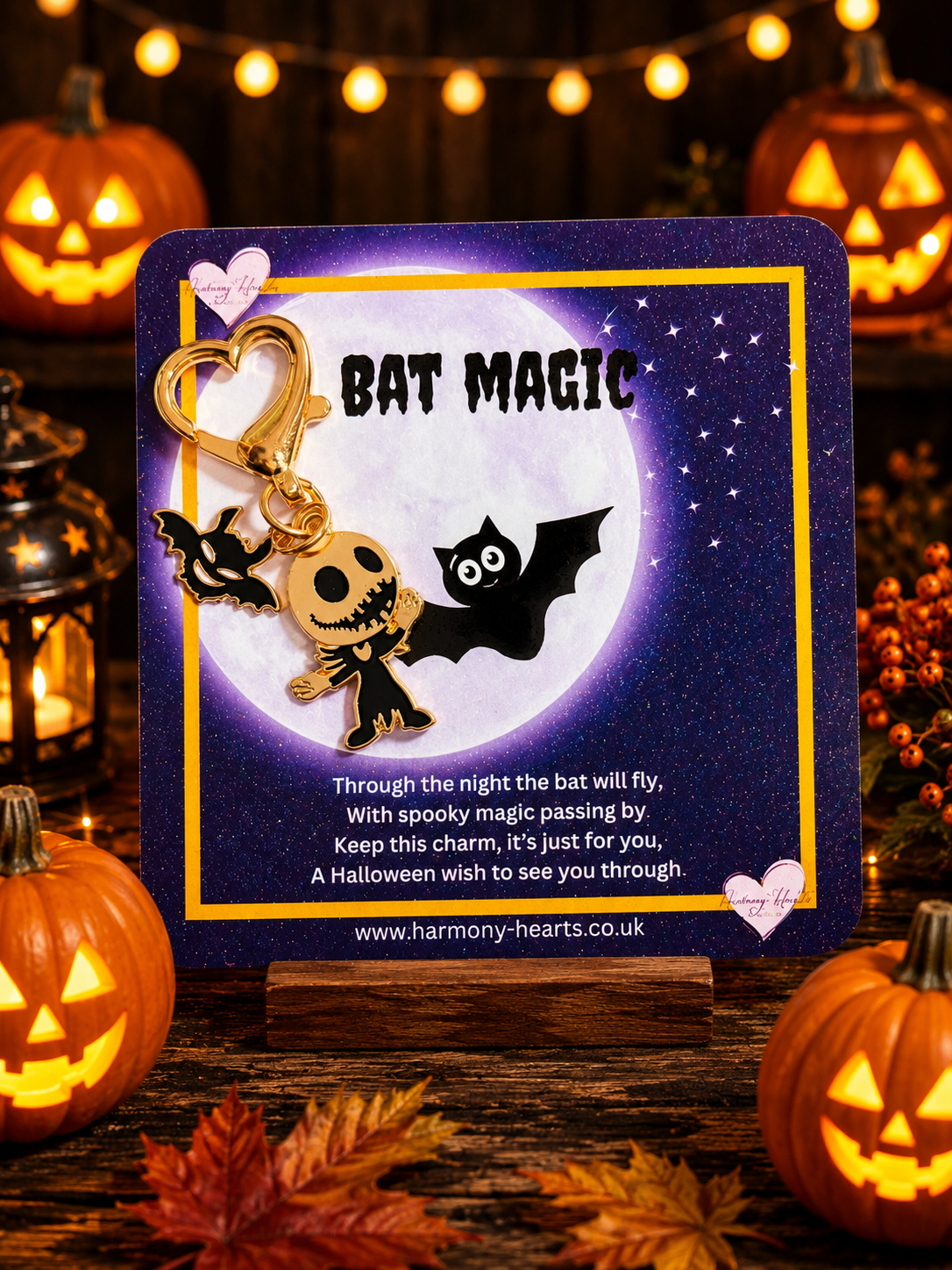 Halloween Keyring – Spooky Gift Keepsake | Harmony Hearts