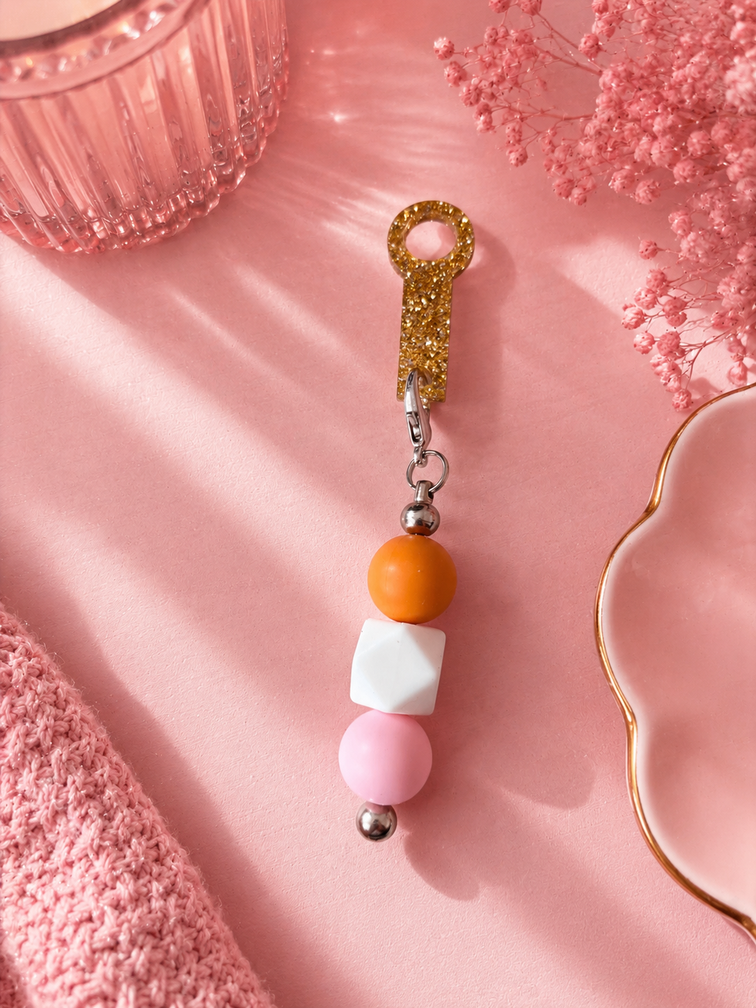 Pretty Little Sip Charms | Silicone Cup Accessories | Reusable Tumbler & Glass Cup Charm