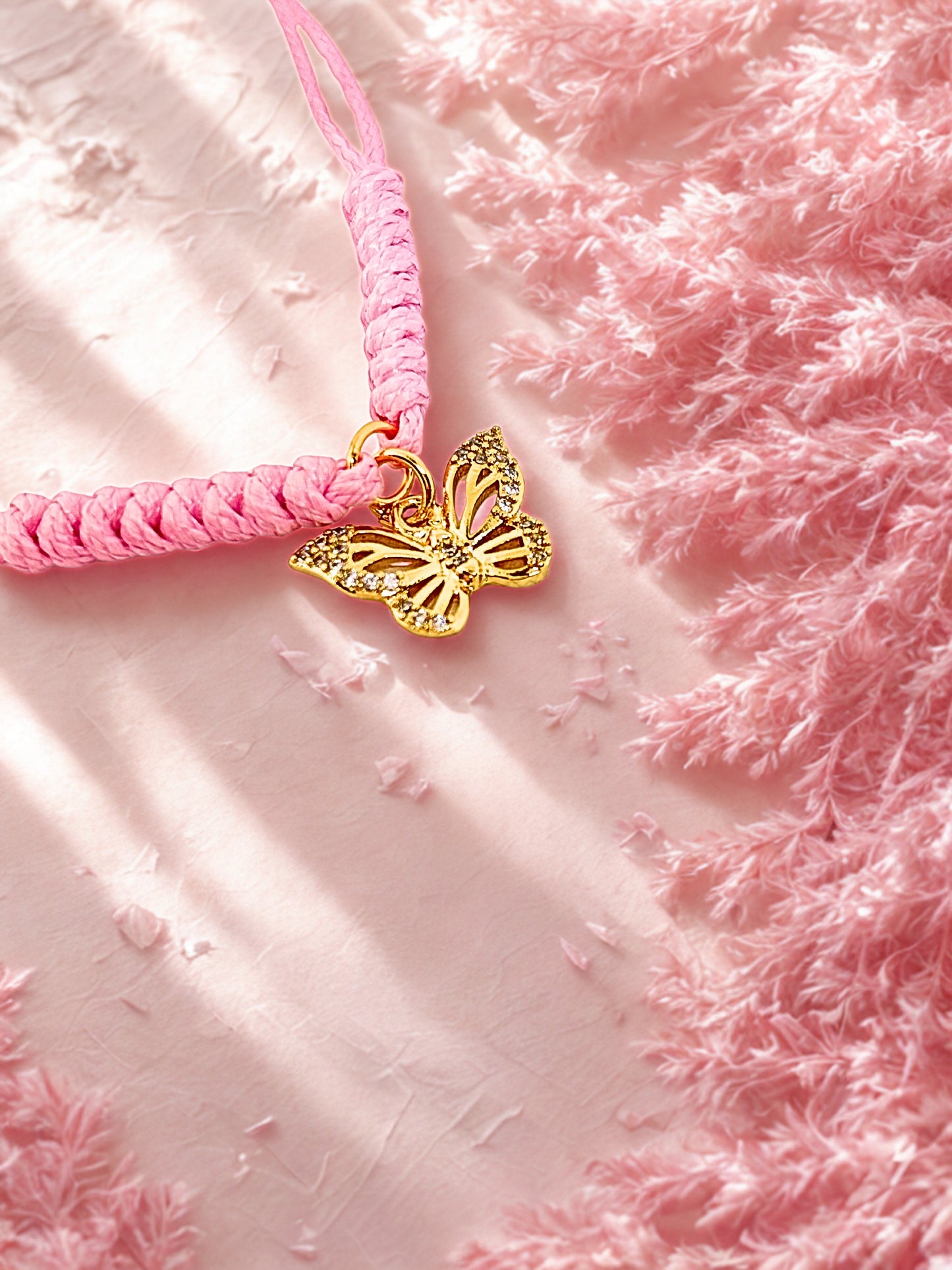 Mum, Forever Thankful Butterfly Charm Bracelet