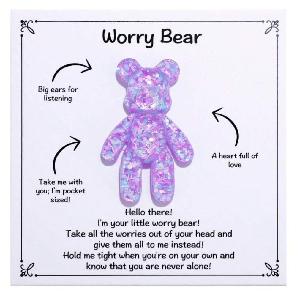 Pocket hug worry bear